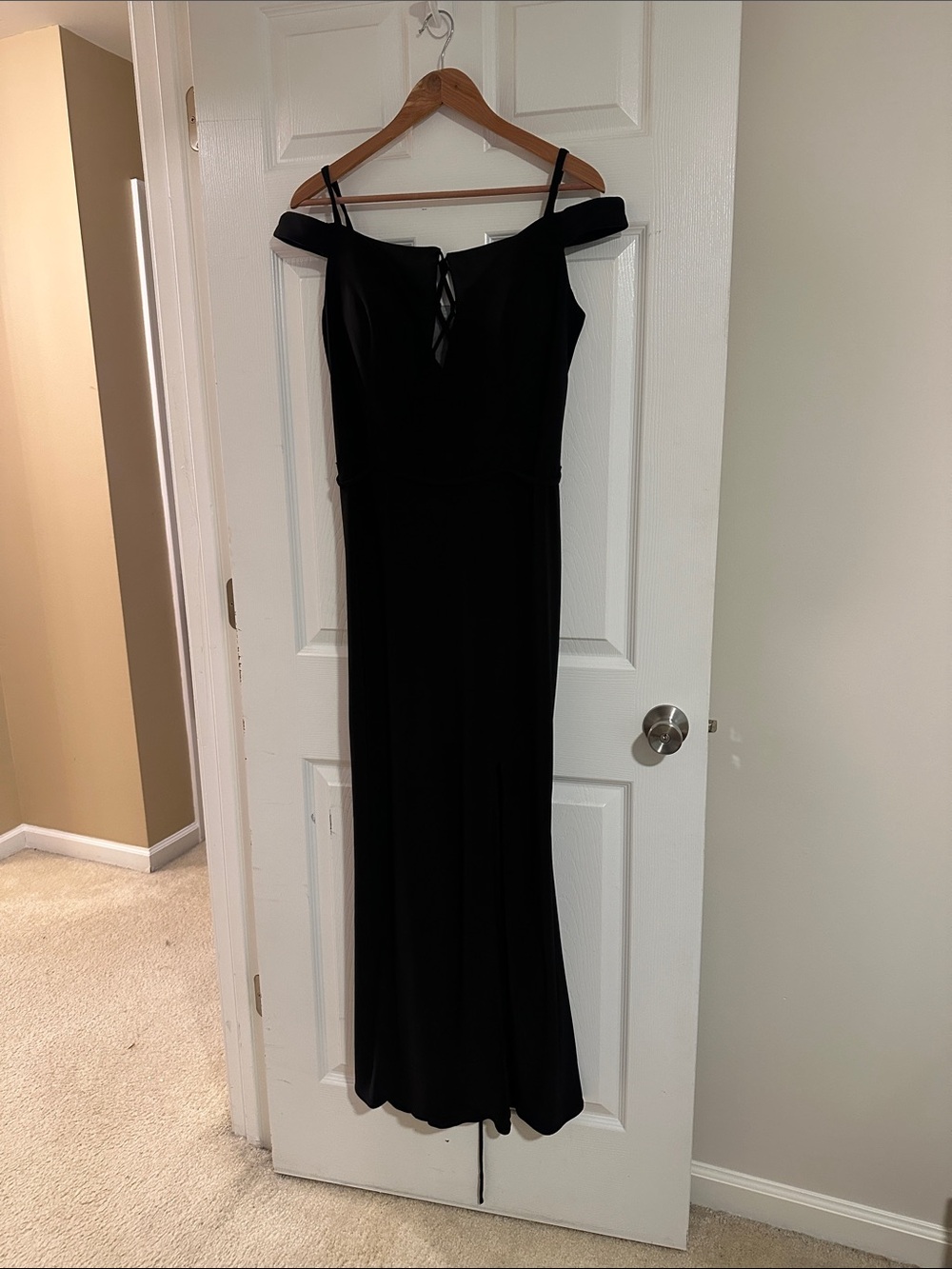 Clarisse off the shoulder gown